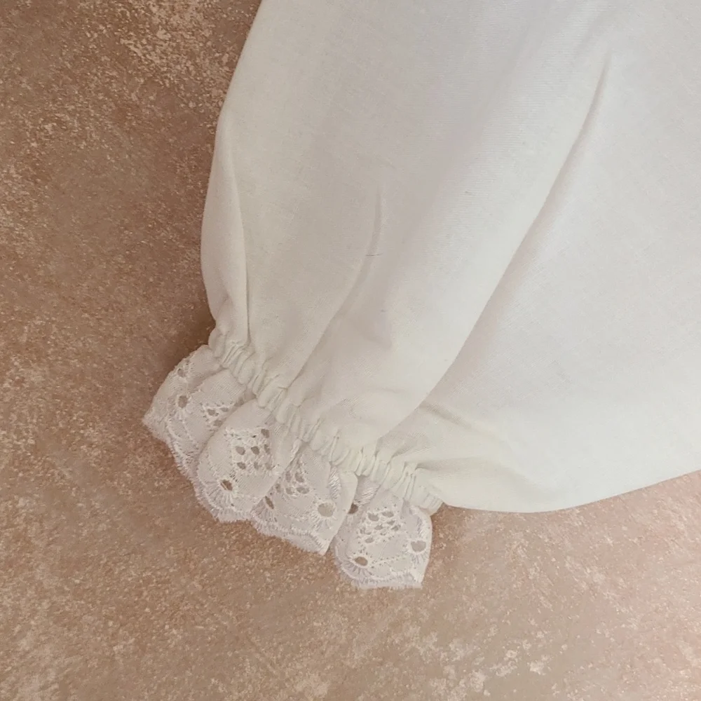 Vintage Button down lace blouse - Picture 7 of 13